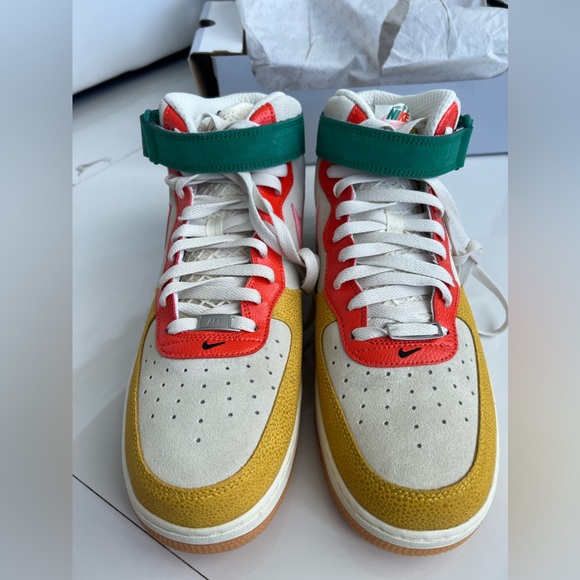 Nike Air Force 1 Mid NH 'Coconut Milk' Bleached Coral DR0158-100 AUTHENTIC NEW - Picture 7 of 15